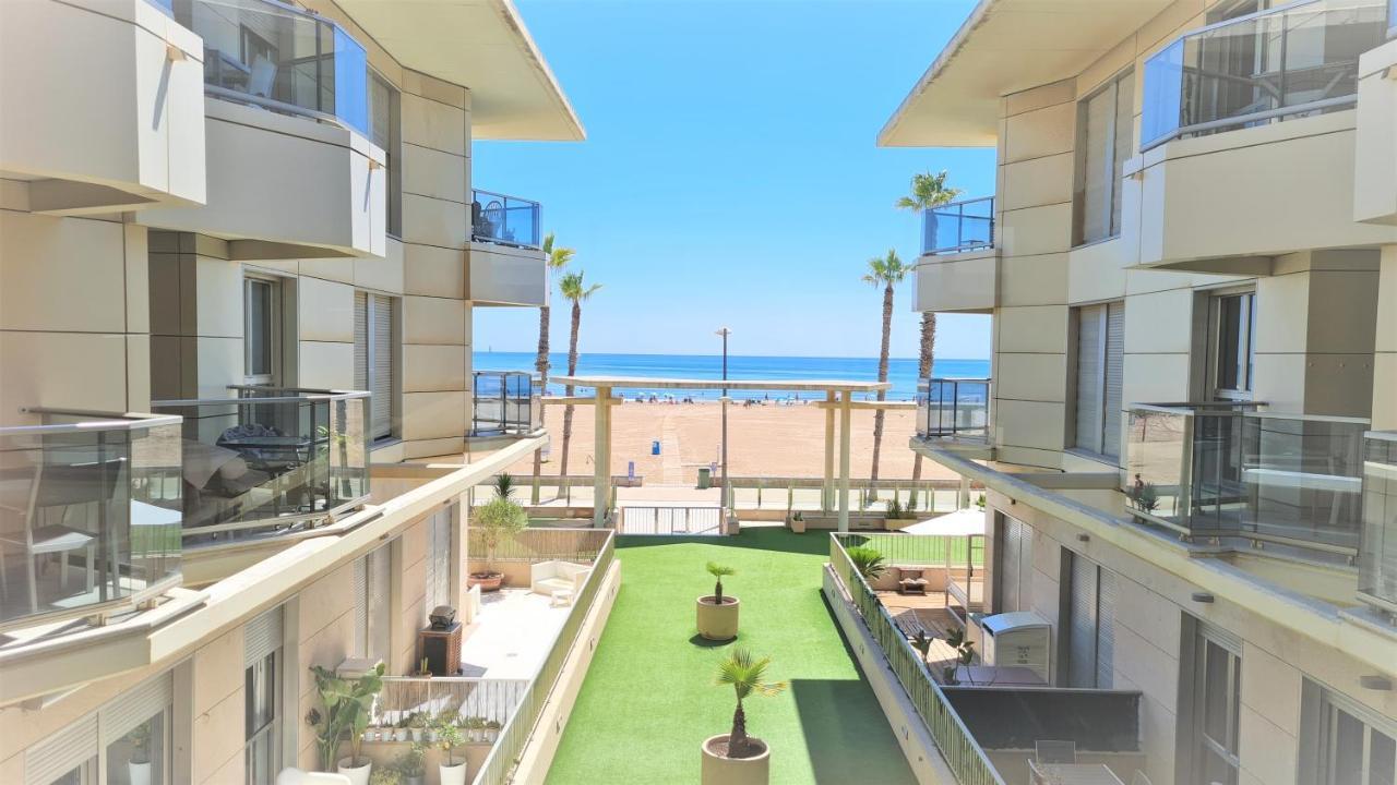 Beach Valencia Luxury A40-13 Apartment With Terrace And Sea Views Buitenkant foto